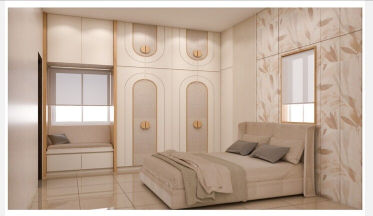 Master Bedroom, my-home-tridasa 3 Bedroom 1830 Sq.Ft. Apartment In Tellapur Hyderabad 9154151