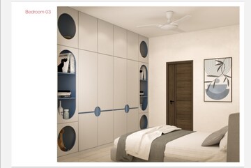 Bedroom in 3 BHK Apartment at My Home Tridasa, Tellapur – for Rent
