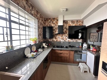 Kitchen in 3 BHK Apartment at Lanco Hills Apartments, Manikonda – for Rent