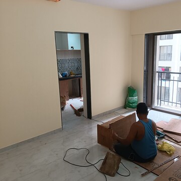 Living Room in 1 BHK Apartment at Ornate Heights, Vasai East – for Rent
