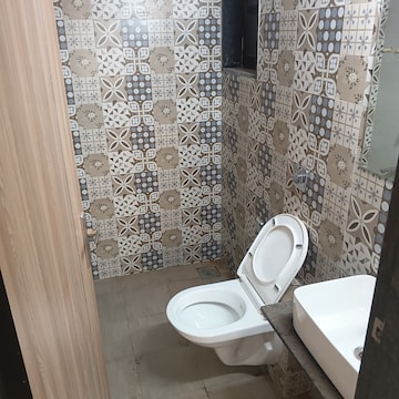 Bathroom in 1 BHK Apartment at Ornate Heights, Vasai East – for Rent