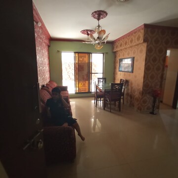 Living Room in 1.5 BHK Apartment at Platinum Liviano, Kamothe – for Sale