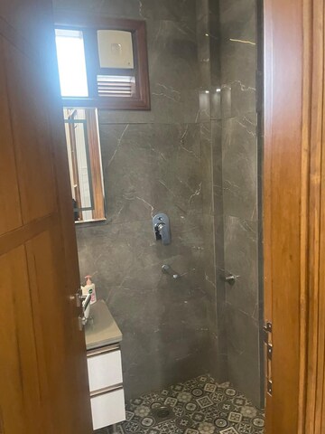 Bathroom in 2 BHK Builder Floor at Kalkaji – for Rent