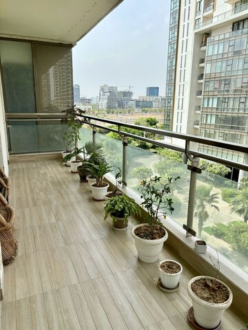 Balcony in 4 BHK Apartment at M3M Latitude, Sector 65 – for Rent