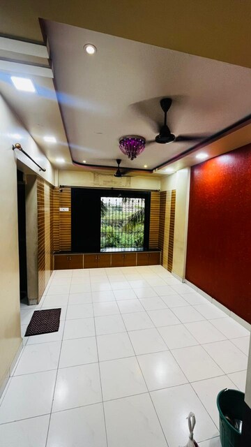 Living Room in 1 BHK Apartment at Shree Krishna Darshan, Kalwa – for Sale