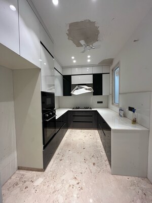 Kitchen in 3 BHK Builder Floor at Ansal Sushant Lok I, Sector 43 – for Rent