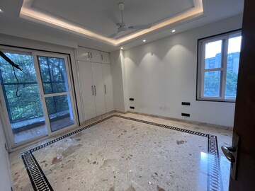 Bedroom in 3 BHK Builder Floor at Ansal Sushant Lok I, Sector 43 – for Rent