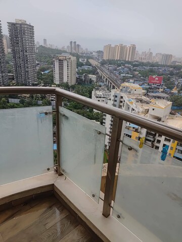 Balcony in 4 BHK Apartment at Dosti Group Imperia, Manpada – for Rent