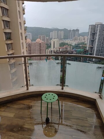 Balcony in 4 BHK Apartment at Dosti Group Imperia, Manpada – for Rent