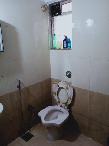 Bathroom in 2 BHK Apartment at Galaxy Tower, Waghbil – for Rent