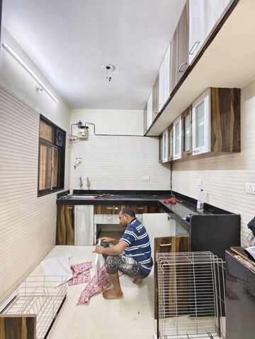 Kitchen in 2 BHK Apartment at Cosmos Jewels, Ghodbunder Road – for Rent