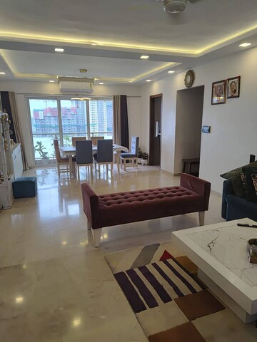 Living Room in 4 BHK Apartment at Dosti Group Imperia, Manpada – for Rent