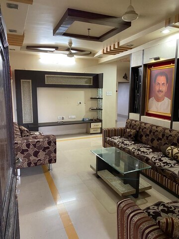 Living Room in 4 BHK Apartment at Wadi – for Sale
