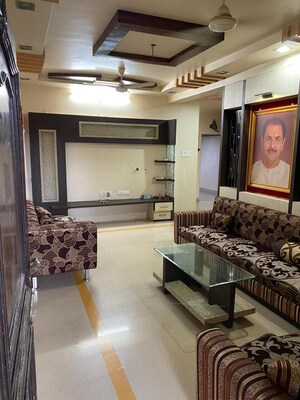 Living Room in 4 BHK Apartment at Wadi – for Sale