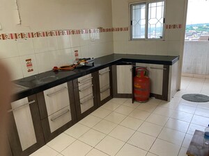 Kitchen in 4 BHK Apartment at Wadi – for Sale