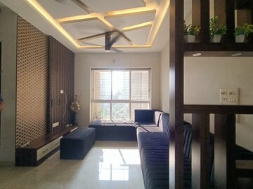 Living Room in 2 BHK Apartment at Lodha Amara, Kolshet Road – for Rent