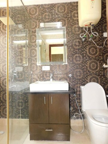 Bathroom in 3 BHK Builder Floor at Anand Niketan – for Rent