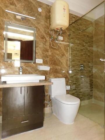 Bathroom in 3 BHK Builder Floor at Anand Niketan – for Rent