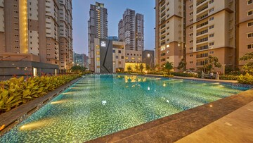 Swimming Pool in 2.5 BHK Apartment at Prestige High Fields, Gachibowli – for Rent