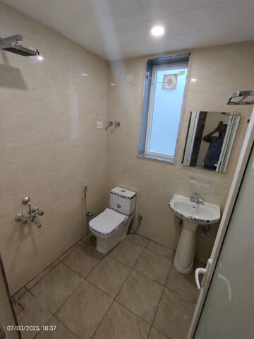 Bathroom in 2 BHK Apartment at M3M Heights, Sector 65 – for Rent