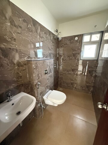 Bathroom in 3 BHK Apartment at VTP Beaumonde, Kharadi – for Rent