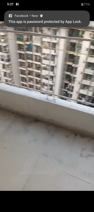 Balcony in 2 BHK Apartment at Sam Palm Olympia, Sector 16c Greater Noida – for Rent