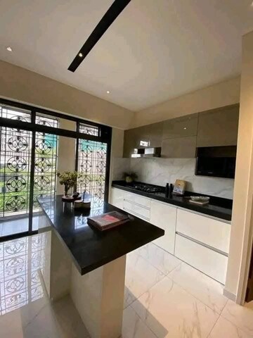 Kitchen in 3 BHK Apartment at Lodha Sterling, Kolshet Road – for Rent