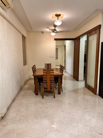 Living Room in 3 BHK Apartment at Rustomjee Parishram, Pali Hill – for Rent