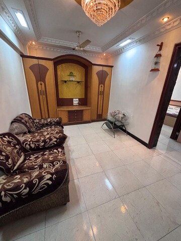 Living Room in 1 BHK Apartment at Yash Nalanda CHS, Naupada – for Rent