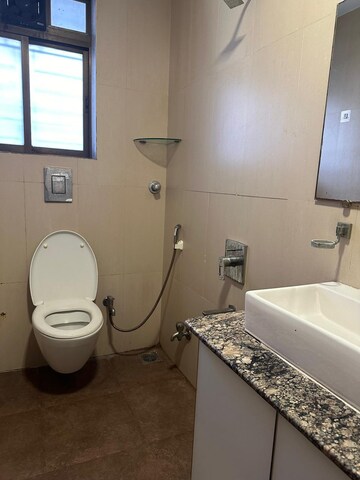 Bathroom in 2 BHK Apartment at Geomatrix Silvercrest, Khanda Colony – for Sale