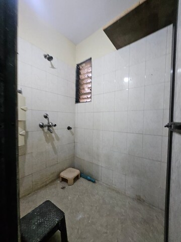 Bathroom in 1 BHK Apartment at Kopar Khairane – for Rent