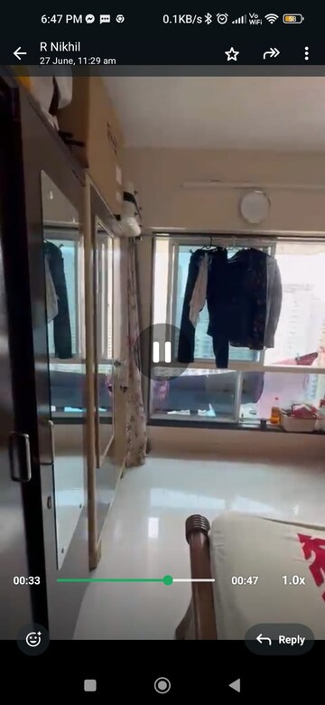 Kitchen in 2 BHK Apartment at Royal Oasis, Malad West – for Rent