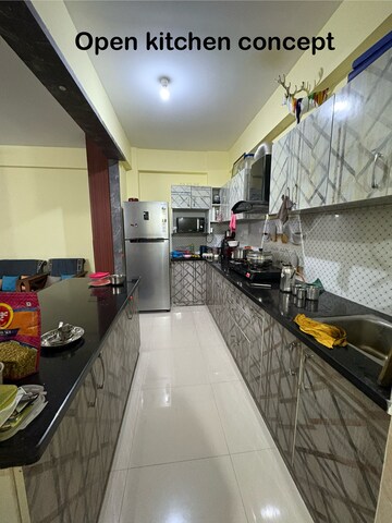 Kitchen in 2 BHK Apartment at NR Windgates, Thanisandra Main Road – for Sale