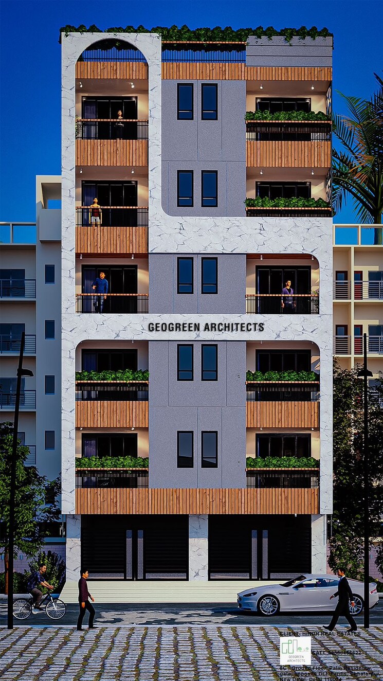 Exterior View, saket 4 Bedroom 400 Sq.Yd. Builder Floor In Saket Delhi 9155020