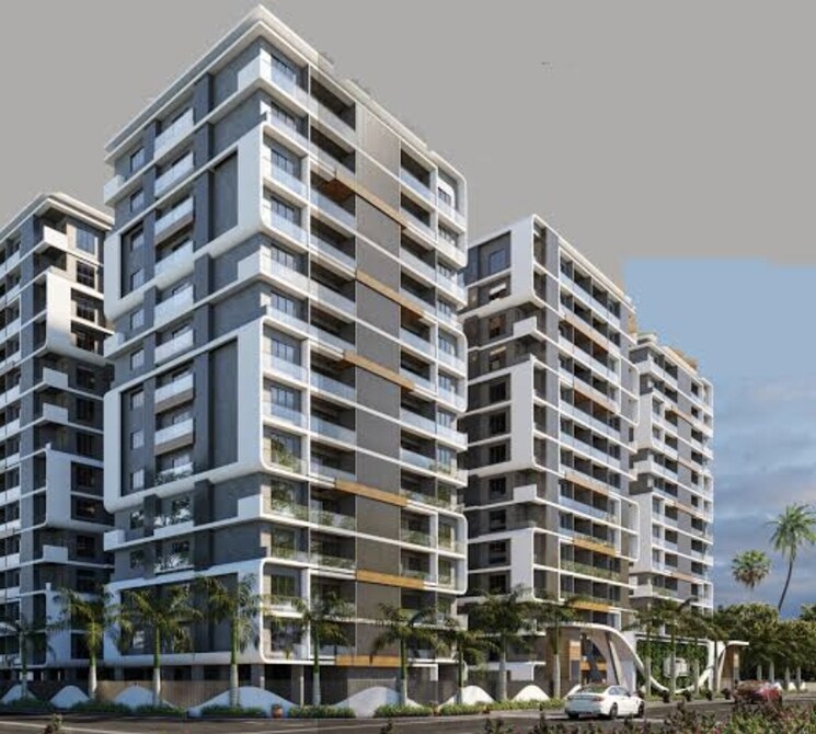 Exterior View, vip road vesu 3 Bedroom 2270 Sq.Ft. Apartment In Vip Road Vesu Surat 9155078