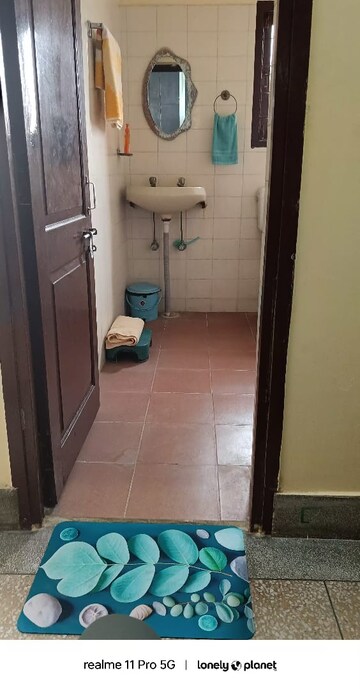 Bathroom in 1 BHK Independent House at South Patel Nagar – for Rent