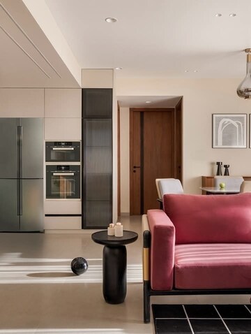 Living Room in 3 BHK Apartment at Mahavir Enclave 1 – for Rent