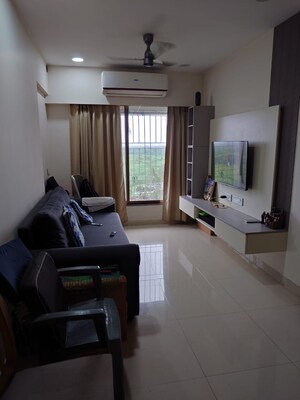 Living Room in 1 BHK Apartment at Haware Altura, Vikhroli East – for Sale