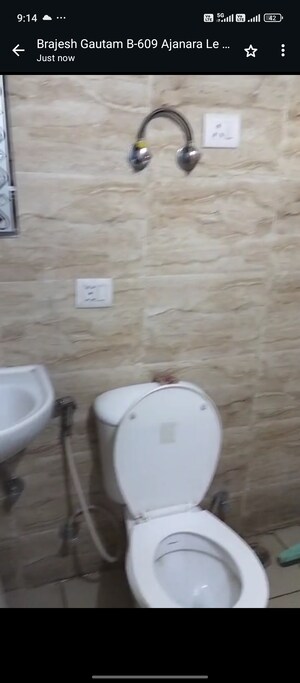 Bathroom in 2 BHK Apartment at Ajnara Le Garden, Sector 16b Greater Noida – for Sale