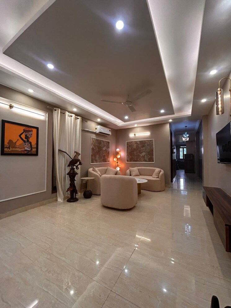  Parking, palm-residency-chhatarpur 3 Bedroom 1240 Sq.Ft. Builder Floor In Chattarpur Delhi 9155228