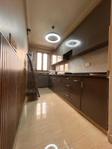 Kitchen in 3 BHK Builder Floor at Palm Residency Chhatarpur, Chattarpur – for Rent
