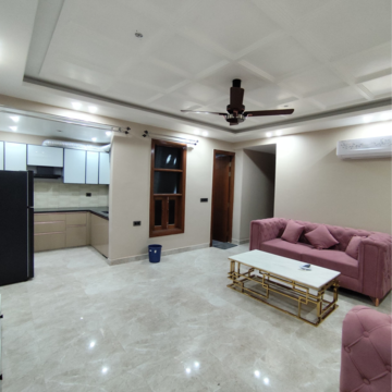 Living Room in 3 BHK Builder Floor at Kishangarh – for Sale