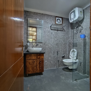 Bathroom in 3 BHK Builder Floor at Kishangarh – for Sale