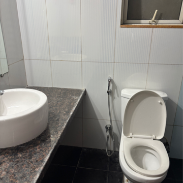 Bathroom in 2 BHK Apartment at Megapolis Sangria Towers, Hinjewadi Phase 3 – for Rent