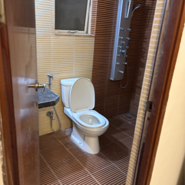 Bathroom in 2 BHK Apartment at Megapolis Sangria Towers, Hinjewadi Phase 3 – for Rent