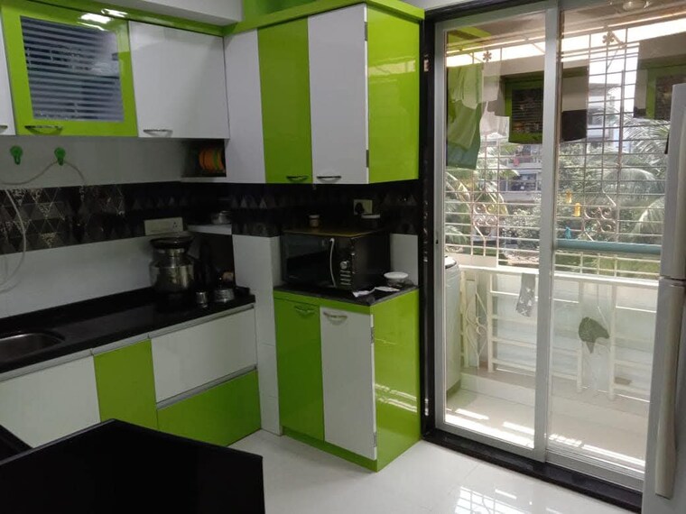 Kitchen, anil-chs 1 Bedroom 580 Sq.Ft. Apartment In Kolshet Thane 9155251