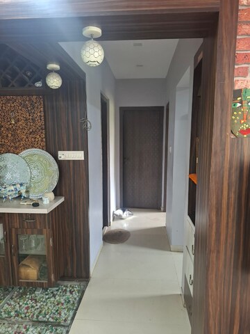 Living Room in 1 BHK Apartment at Yojana CHS, Kolshet – for Rent