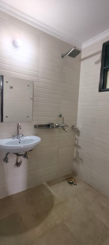 Bathroom in 2 BHK Builder Floor at Chattarpur – for Rent