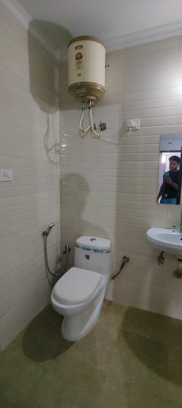 Bathroom in 2 BHK Builder Floor at Chattarpur – for Rent