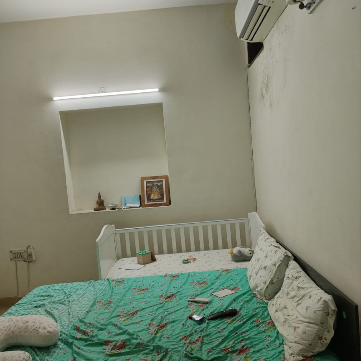 1 BHK + Pooja Room Builder Floor For Rent in Saket